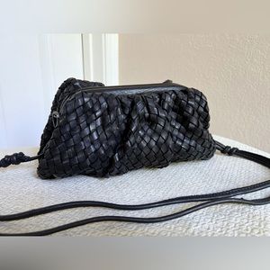 Latico Noble Woven Crossbody Black